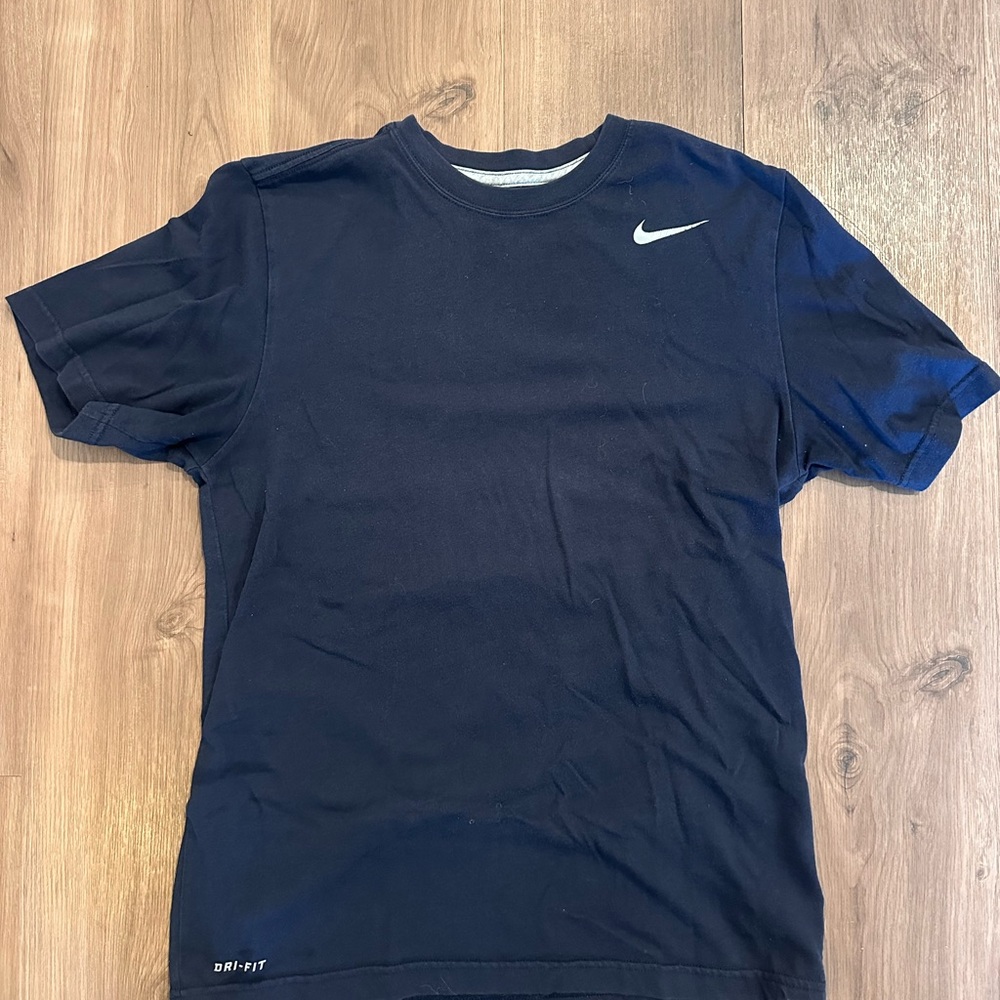 Nike Men's Navy Blue Dri-FIT Tee